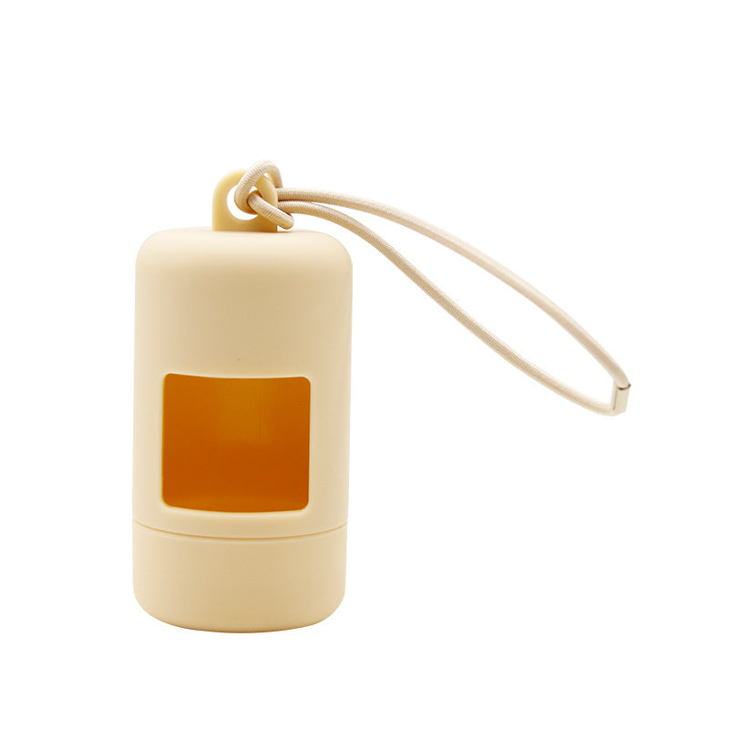 Portable Pvc Poop Bag Dispenser Dog Waste Holder