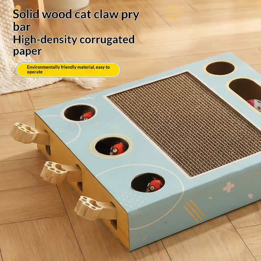 Cat Scratching Post Multifunctional Whac-a-mole Toy