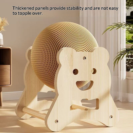 Cat Scratching Ball Roller Vertical Post Wear-resistant Toy
