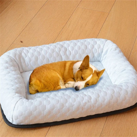 Summer Cooling Pet Cat Bed Cushion Ice Pad Dog Sleeping Square