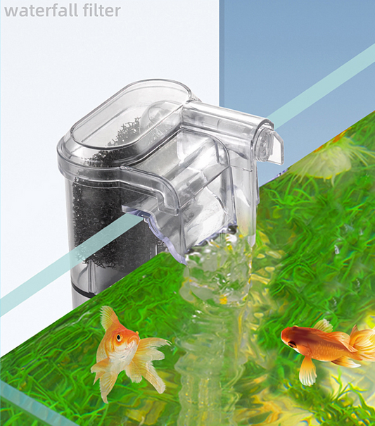 Mini Wall-mounted Filter Fish Tank Waterfall Small USB Device