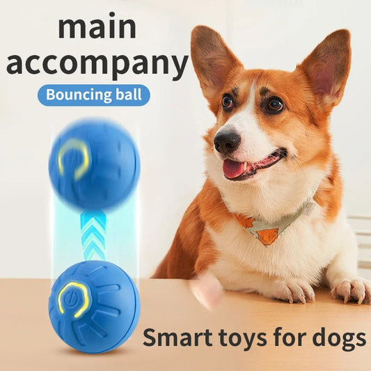 Smart Dog Toy Ball Electronic Interactive Pet Moving USB Automatic