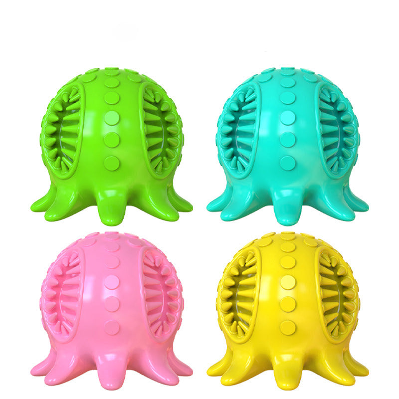 Toys To Remove Bad Breath Clean Teeth Chew Small Octopus Sound Dog