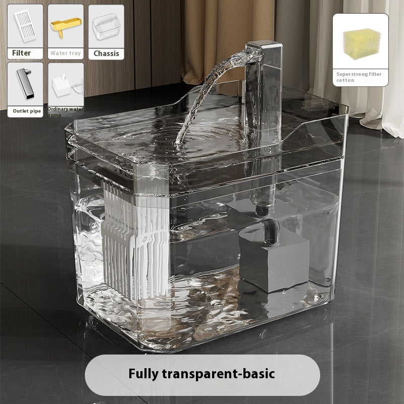 Pet Automatic Water Dispenser Filter Circulating Flowing Live Cat