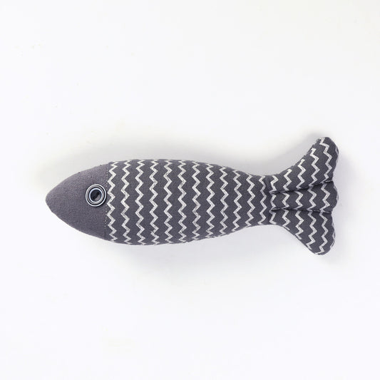 Cat Toy Funny Linen Fish Pillow Self-hey