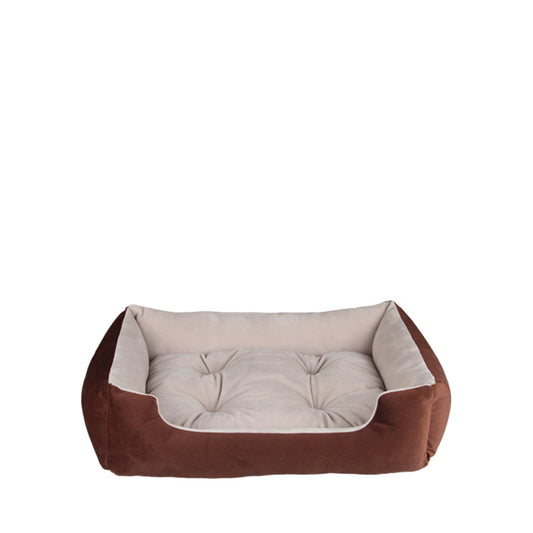 Medium Small Dog Sofa Bed Cushion For Cat Pet Square Plush Kennel