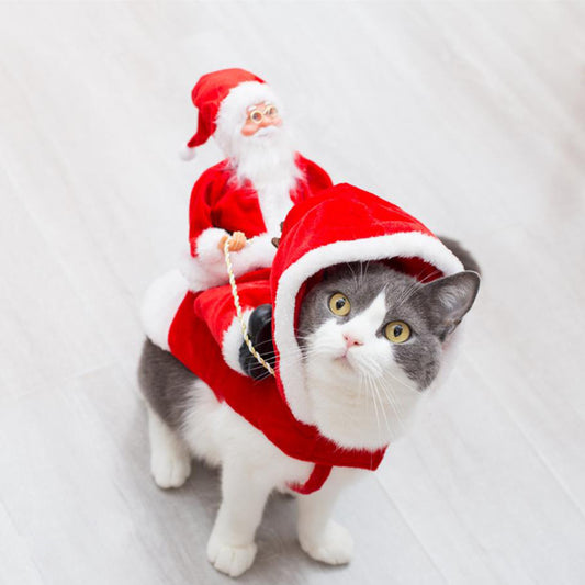 Fashion Christmas Clothes Green Elf Pet Dog Costume