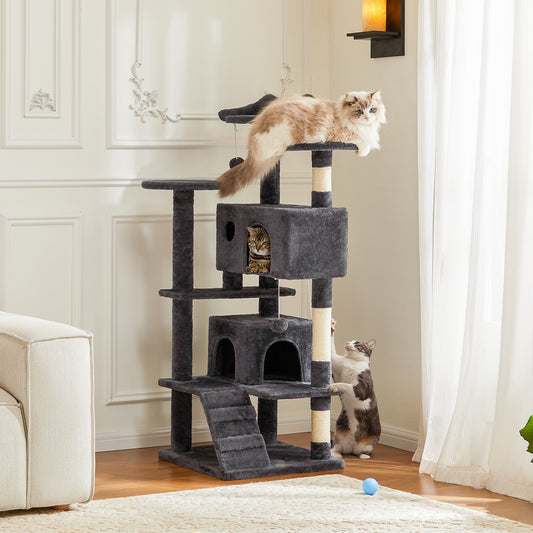 Large Cat Tree Tower 62-70-80 Cats Multi Level With Scratching Post