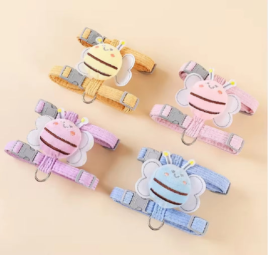 Kitten Harness Vest With Wing Decoration Strap Set For Cats And