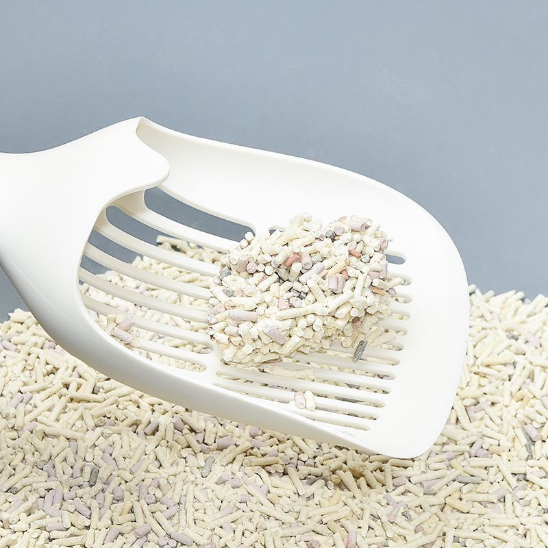 Cat Litter Scoop Plastic Shovel With Base Self Cleaning Kitten