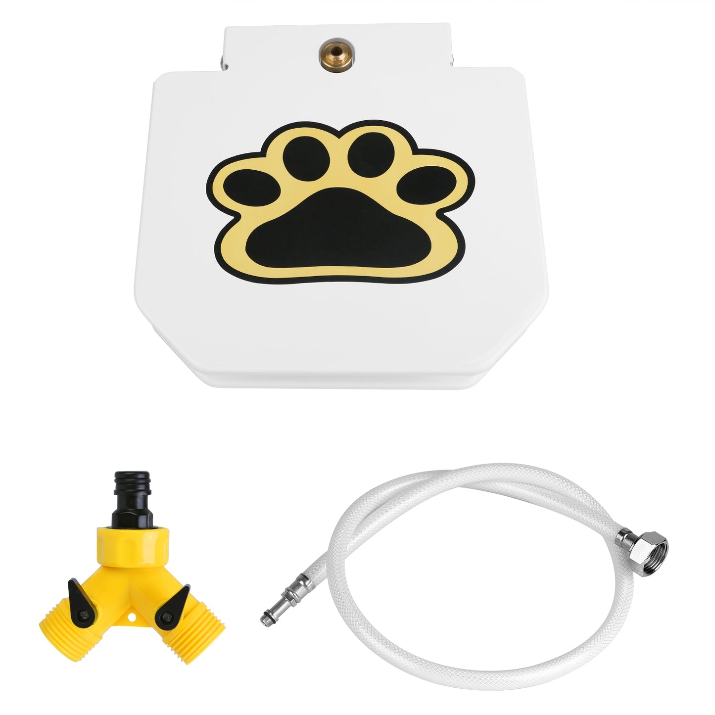 1pc Dog Water Fountain Outdoor Pet Dispenser Step-on Activated