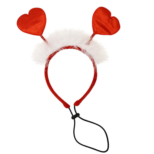 Pets Valentine's Day Decoration Pet Scar Hairband Dog Party Prop