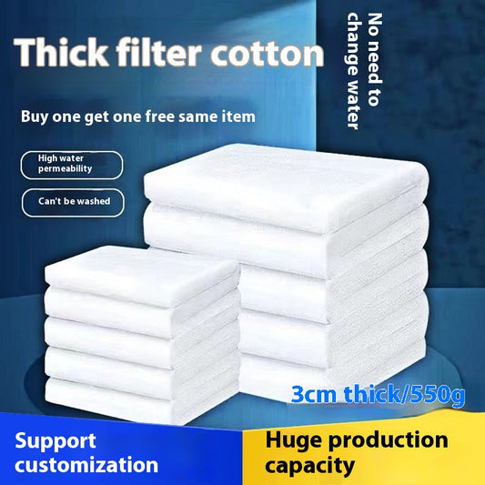 Fish Tank Thickened High Density And Permeability Filter Cotton