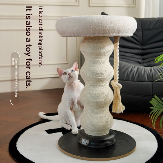 Small Space-saving Tree Sisal Scratching Post Cat Climbing Frame