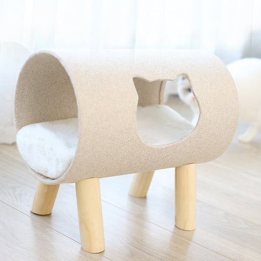 Cool House Cat Bed Non-closed Net Celebrity Washable Dog Kennel Pet