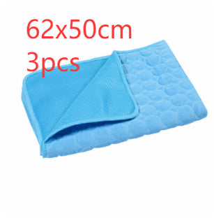 Summer Cooling Pet Sleeping Ice Silk Mat
