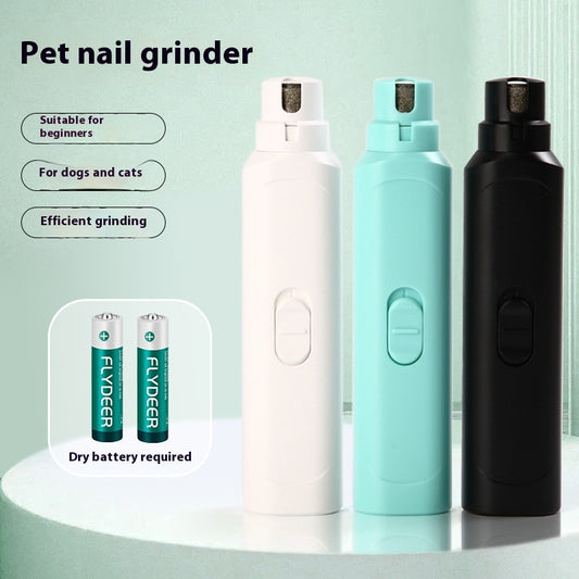 Pet Nail Grinder Dog Cat Battery Model Trimmer Large And Small Dogs