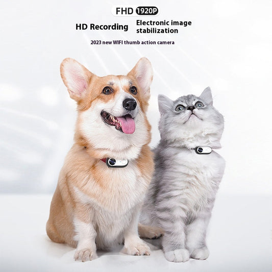 Hd Pet Thumb Camera Outdoor Sports Magnetic Mini