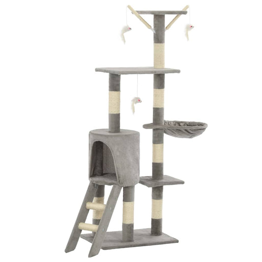 Cat Scratching Post With Sisal Posts 138 Cm