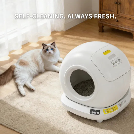 Best Automatic Cat Litter Box 78l Fully Enclosed Tu-ya App Smart