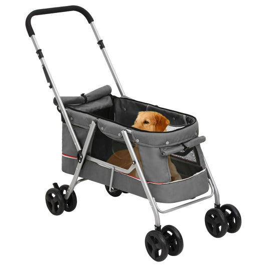 Foldable Dog Stroller 100x Linen Fabric