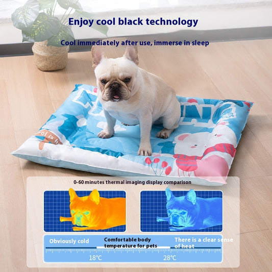 Pet Ice Mat Cat Summer Cooling Cold Nest