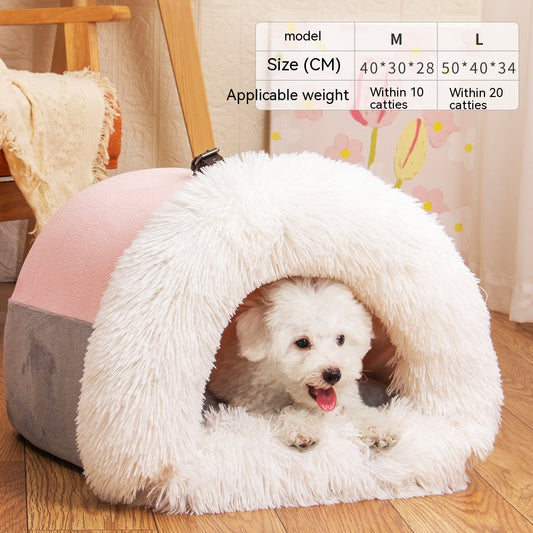 New Splice Portable Pet Nest Autumn And Winter Warm Dog