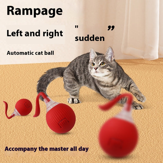 Interactive Cat Toy Ball Super Drive Rolling