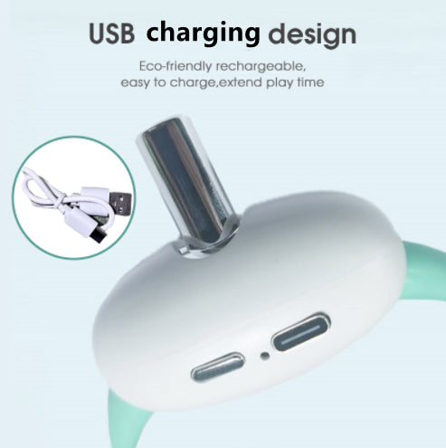 Automatic Cat Toy Smart Laser Teasing Collar Electric USB Charging