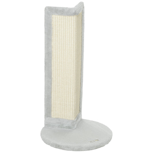 56cm Corner Cat Scratching Post With Sisal Pad Grey