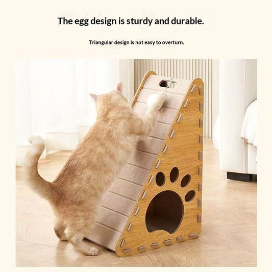 Triangular Vertical Cat Bed With Thickened Wear-resistant