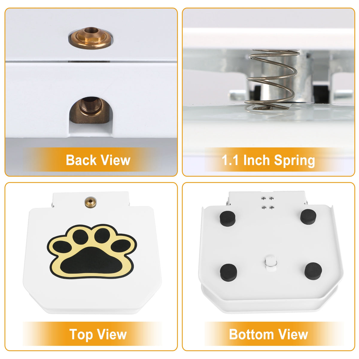 1pc Dog Water Fountain Outdoor Pet Dispenser Step-on Activated