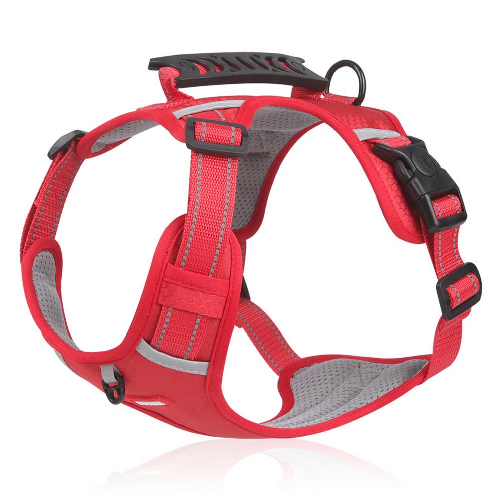 Nylon Dog Harness No Pull Breathable Reflective Pet Vest For Small
