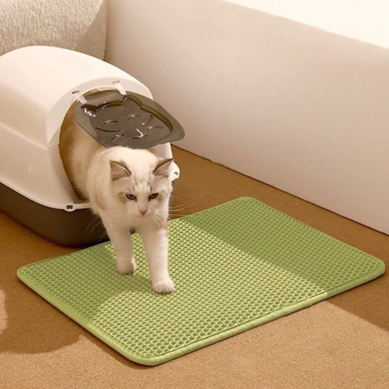Double-layer Eva-filter Cat Litter Pad For Pets