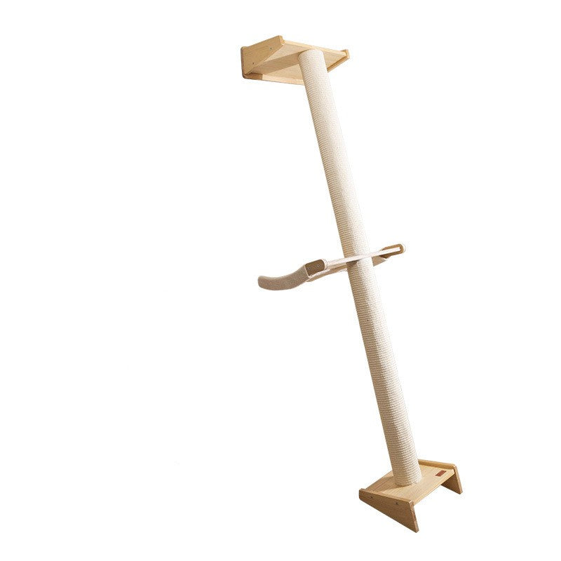 Solid Wood Large Cat Climbing Frame Litter Tree One Shelf