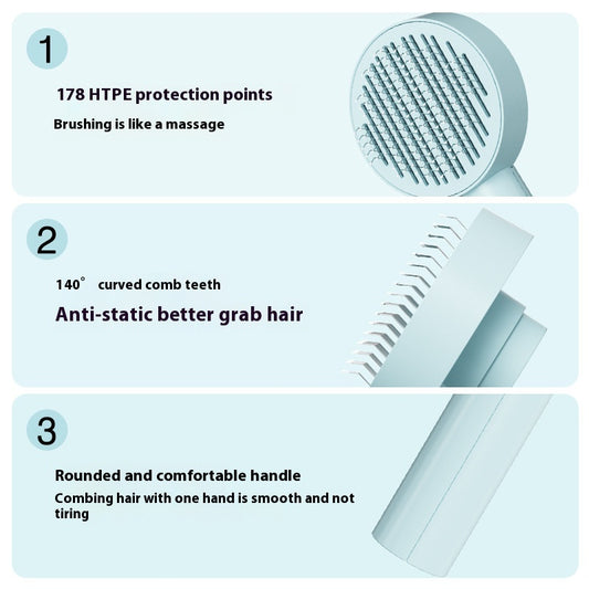 Pet Needle Comb Hair Remover Brush Dog And Cat Pet Self Cleaning