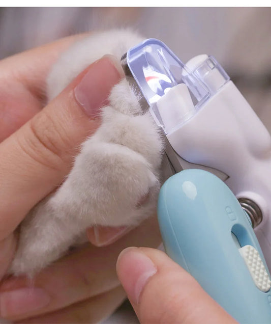 Pet Nail Clippers Dog Cat LED Electric Grinder Pet Supplies Light