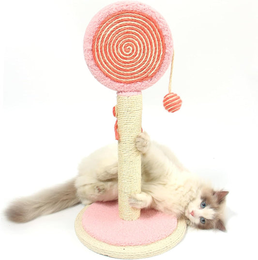 Cat Scratching Post Cute Kittens Scratch Posts With Hanging Ball
