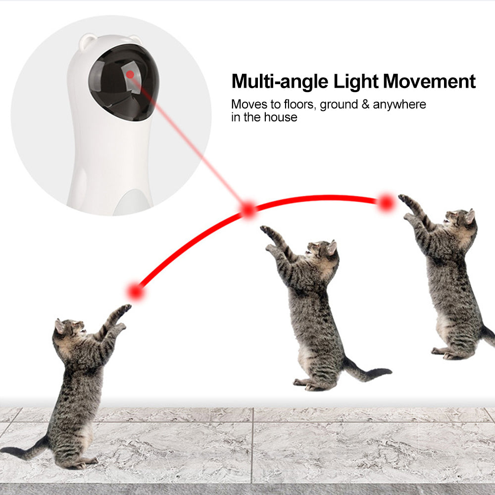 Automatic Laser Cat Toy Bear LED Red