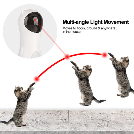 Automatic Laser Cat Toy Bear LED Red