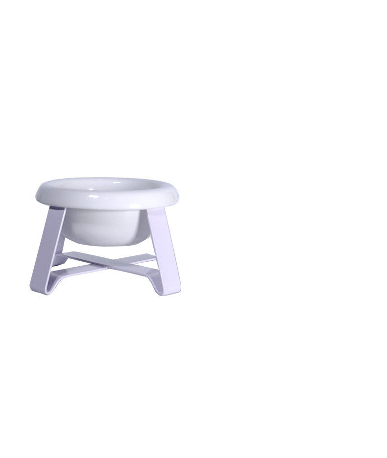 Pet Bowls Creative Antislip Cat Feeding Bowl Food With Iron Stand 2
