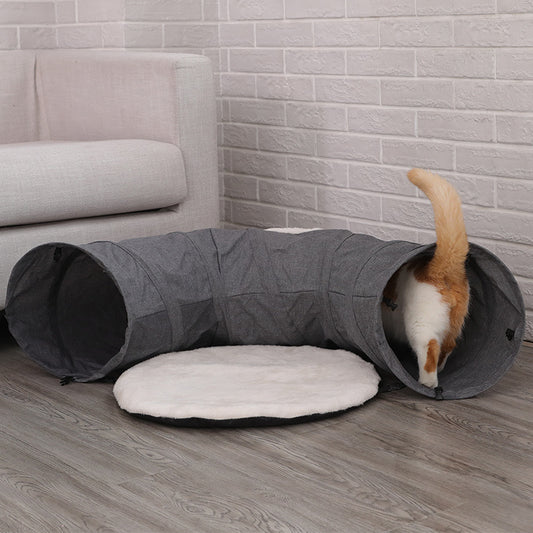 Cat Cave Litter Four Seasons Universal Tunnel Closed House Supplies