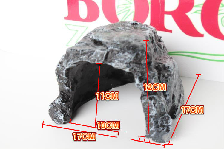 Borozo Reptile Tortoise Cave Hideout Nest Snake Lizard Big Hole
