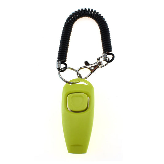 Two-in-one Clicker Pet Training Pet Whistle Dog Yellow Bracelet