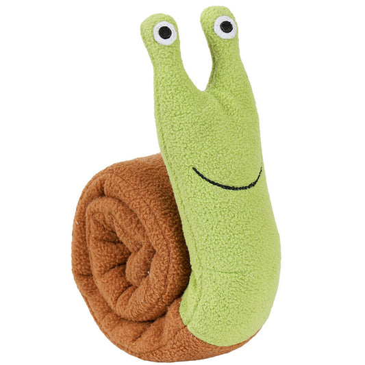 Fleece Interactive Dog Puzzle Snails Toys Cute Supplies For Small