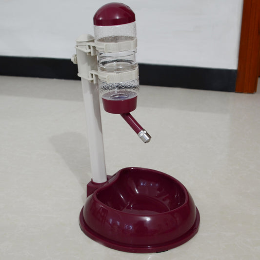Dog Drinking Fountain Pet Automatic Hanging Teddy Water Bowl For