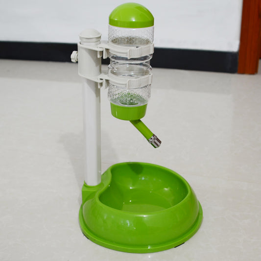 Dog Drinking Fountain Pet Automatic Hanging Teddy Water Bowl For