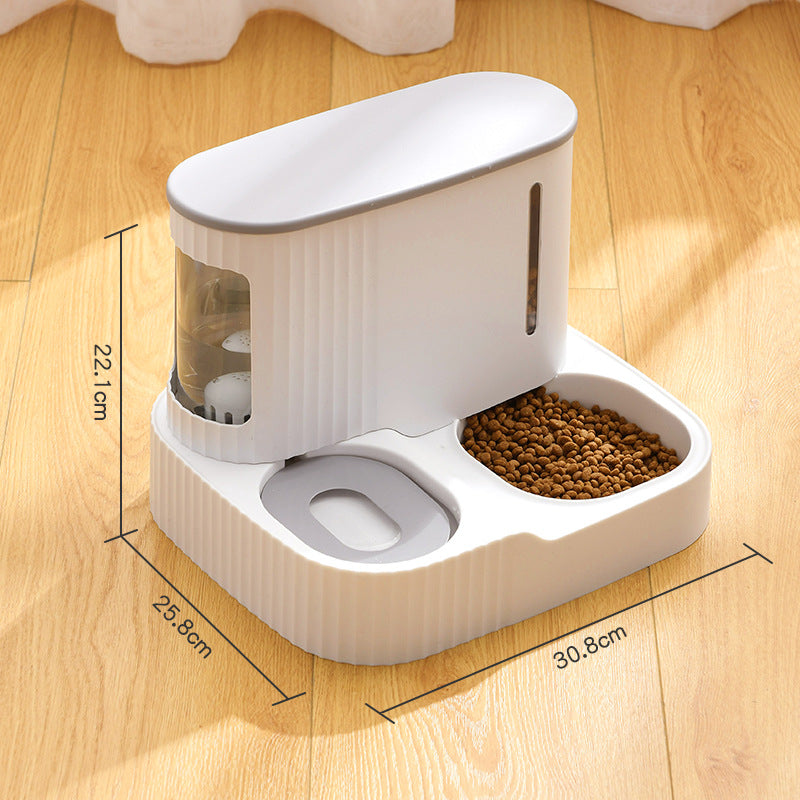 Cat Automatic Drinking Fountain Feeder Integrated Water Pet Supplies