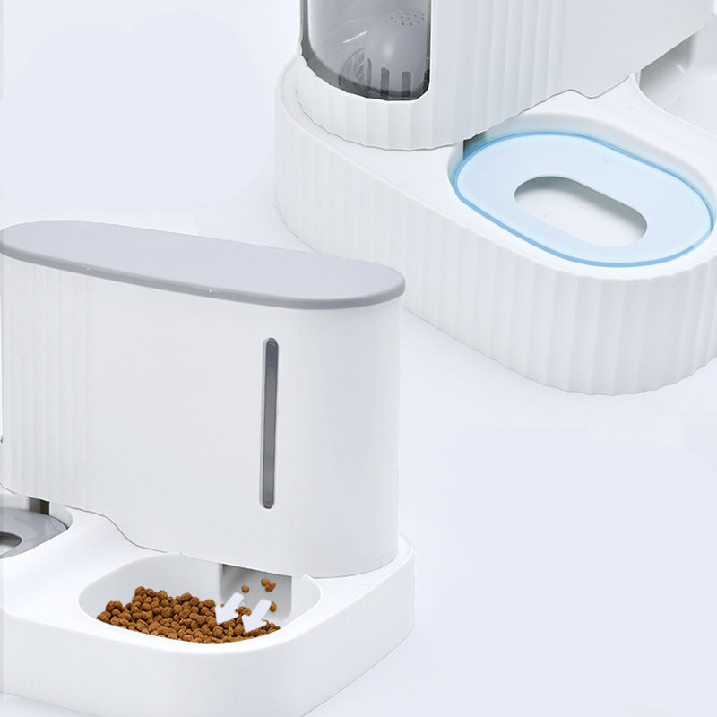 Cat Automatic Drinking Fountain Feeder Integrated Water Pet Supplies