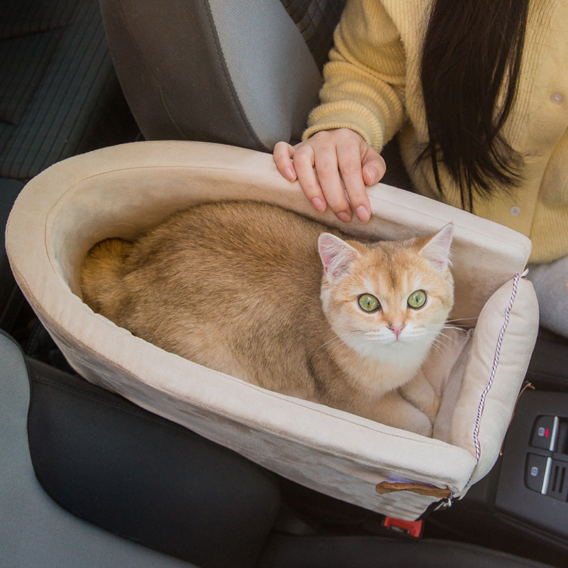 Car Safety Cat Dog Bed Travel Central Control Pet Seat Transport
